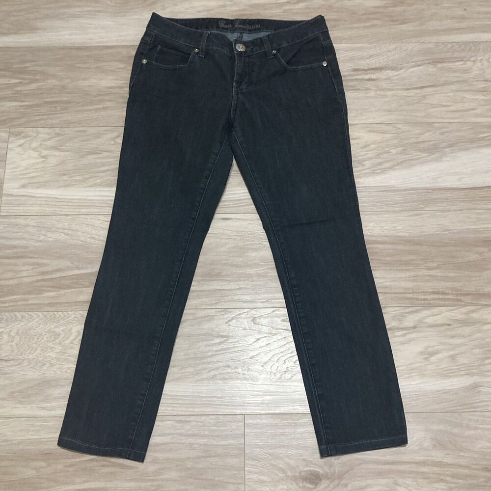 Guess Jeans Marina Womens Black Skinny Slim Fit Stretch Low Rise Size 29